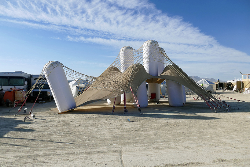 pneuhaus playascape burning man designboom