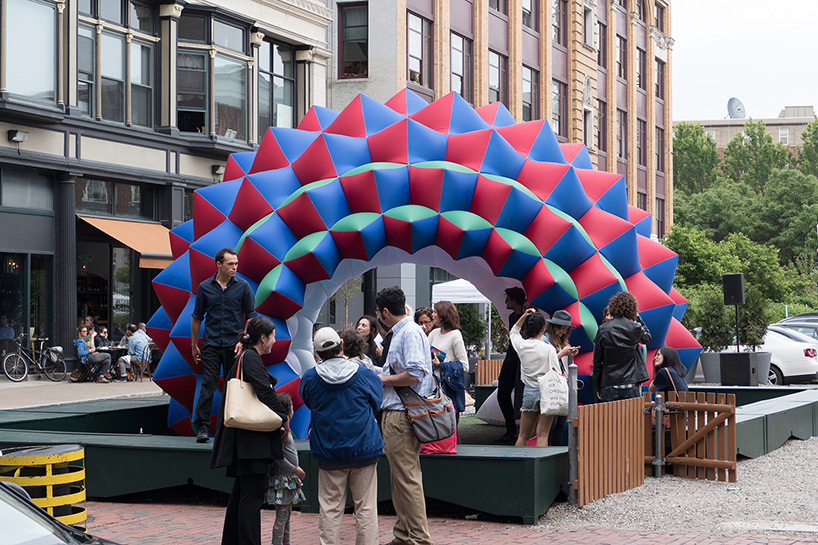 pneuhaus fabric prism rhode island designboom