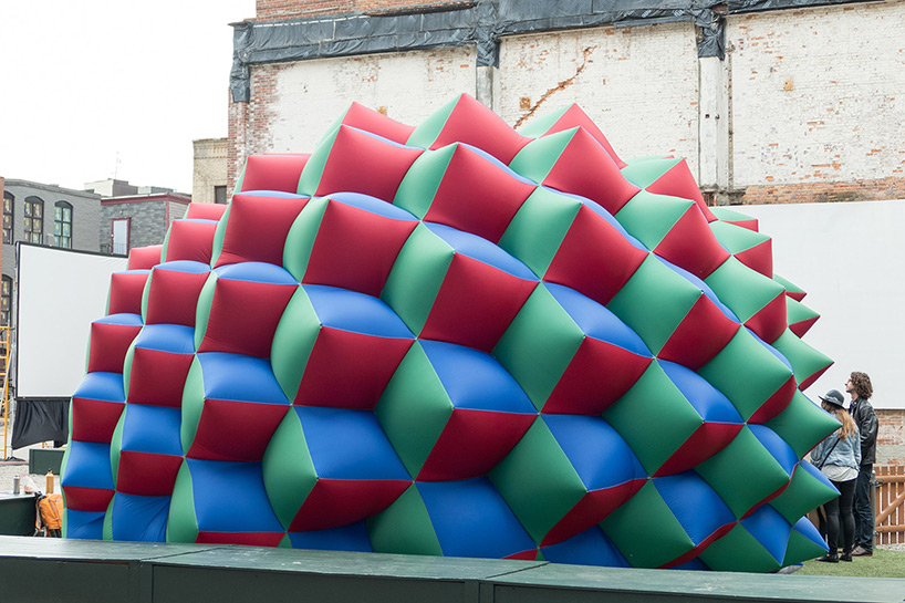 pneuhaus fabric prism rhode island designboom