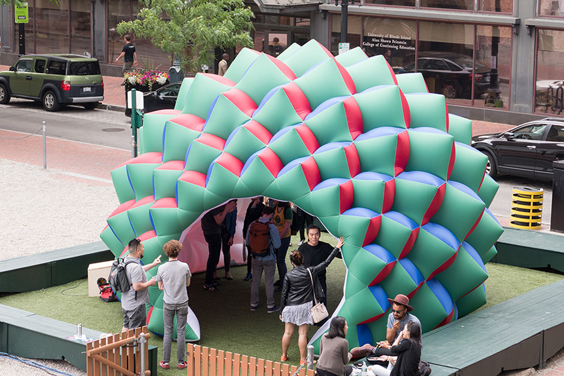 pneuhaus fabric prism rhode island designboom