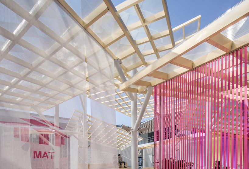 MAT office creates a canopy of roofs for the 2018 suzhou design week pavilion 