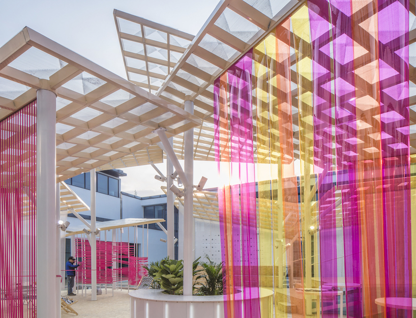 MAT office creates a canopy of roofs for the 2018 suzhou design week pavilion 