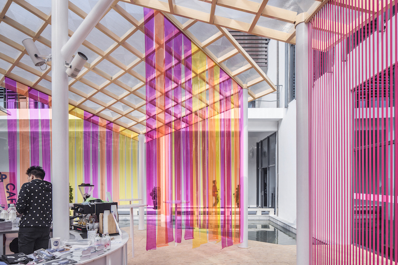 MAT office creates a canopy of roofs for the 2018 suzhou design week pavilion 