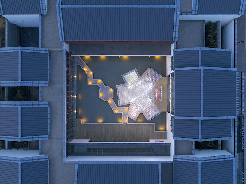 MAT office creates a canopy of roofs for the 2018 suzhou design week pavilion 