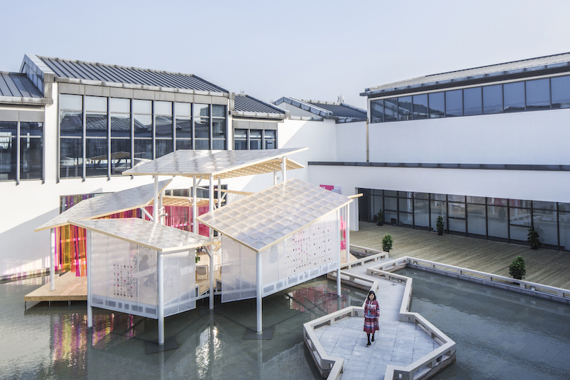 MAT office creates a canopy of roofs for the 2018 suzhou design week pavilion 
