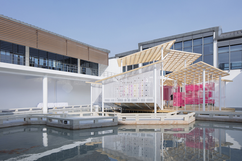 MAT office creates a canopy of roofs for the 2018 suzhou design week pavilion 
