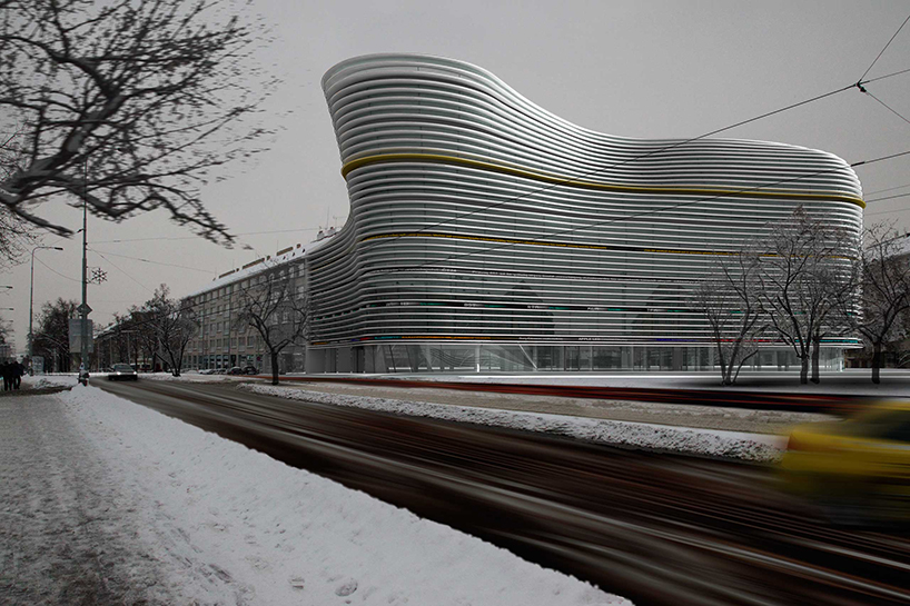 the line multipurpose building by randan hubicka architectural studio