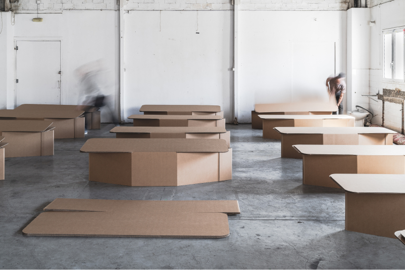 a cardboard bed for humanitarian emergencies that can be assembled in five seconds and only costs a tenth of the price 6