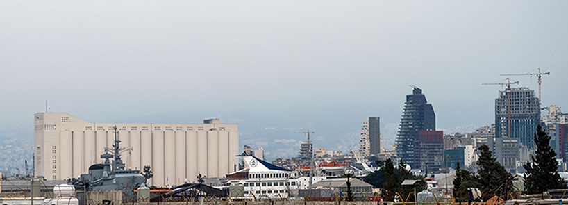 beirut’s grain silos: the monolith that shielded the city designboom