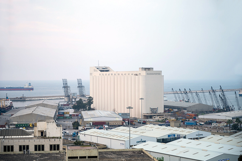 beirut’s grain silos: the monolith that shielded the city designboom