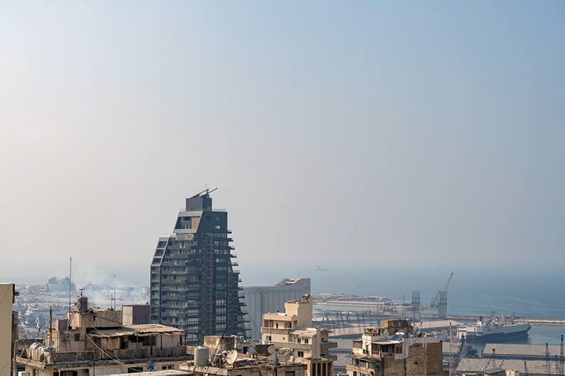 beirut’s grain silos: the monolith that shielded the city designboom
