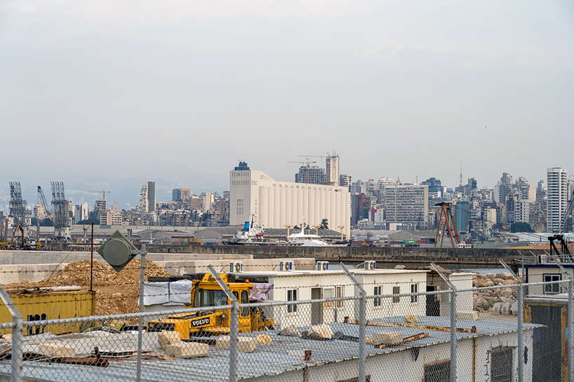 beirut’s grain silos: the monolith that shielded the city designboom