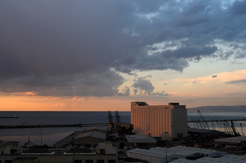 beirut’s grain silos: the monolith that shielded the city designboom