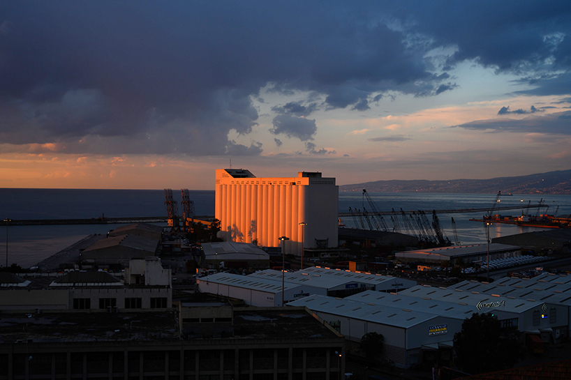 beirut’s grain silos: the monolith that shielded the city designboom