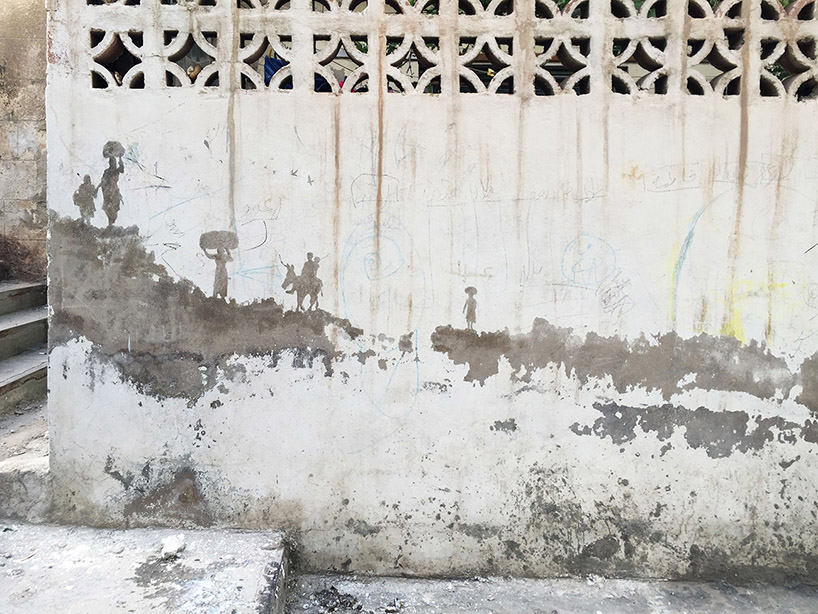 pejac wall peelings palestinian refugee camp jordan designboom