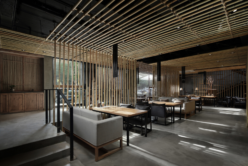 minggu design bamboo's eatery china designboom