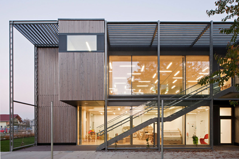 kirsch ZT uses timber & concrete for sustainable kindergarten in vienna - 1
