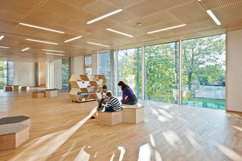 kirsch ZT uses timber & concrete for sustainable kindergarten in vienna - 2