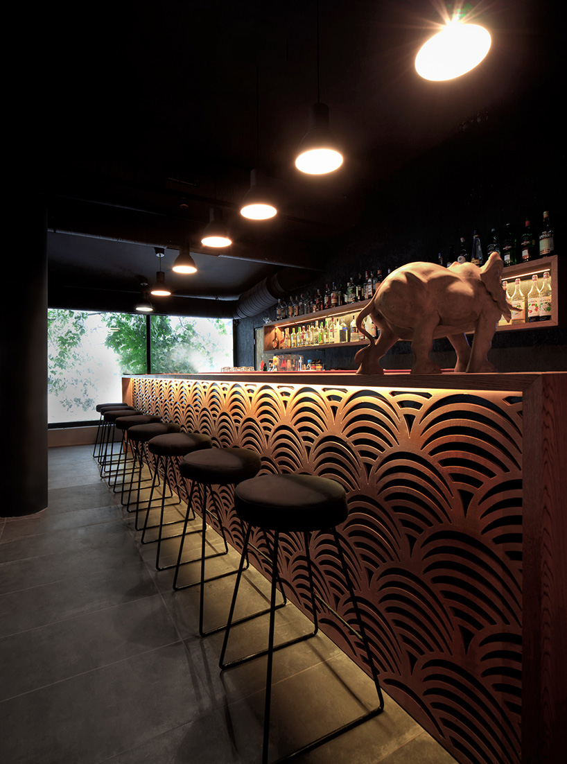 parametric and oriental meet together in hookah bar by kman studio in sofia
