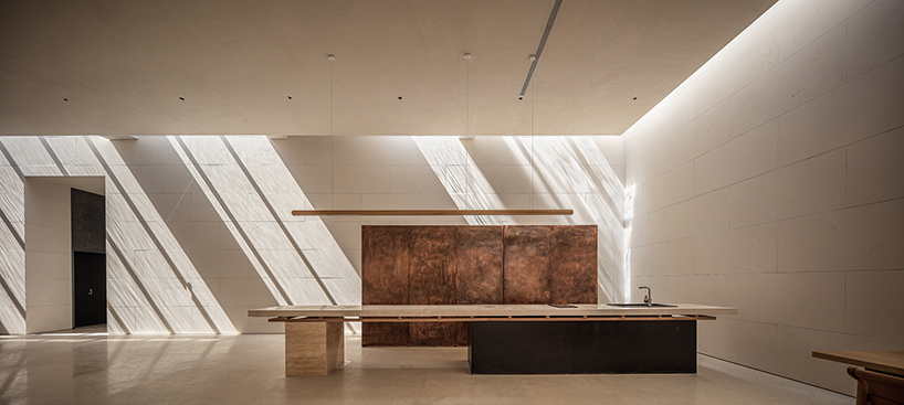 waterfrom design builds a tranquil teahouse around an old tree in china designboom