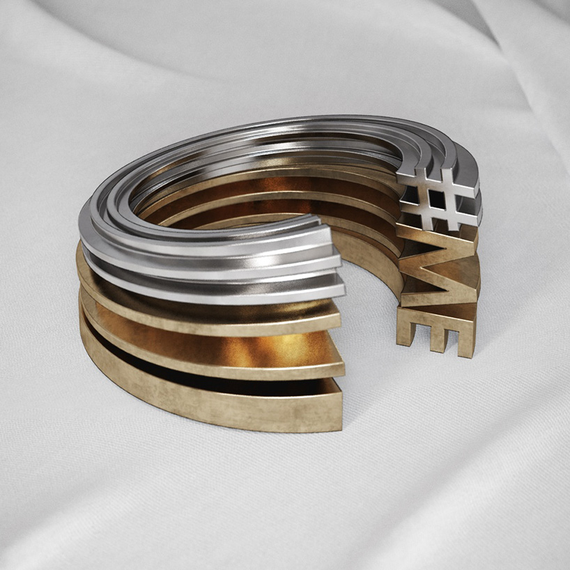 morteza karimi alphba 3D printed jewelry designboom 