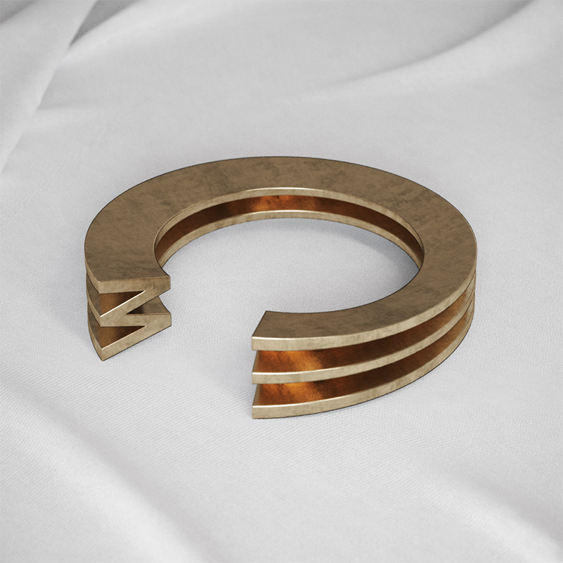 morteza karimi alphba 3D printed jewelry designboom 