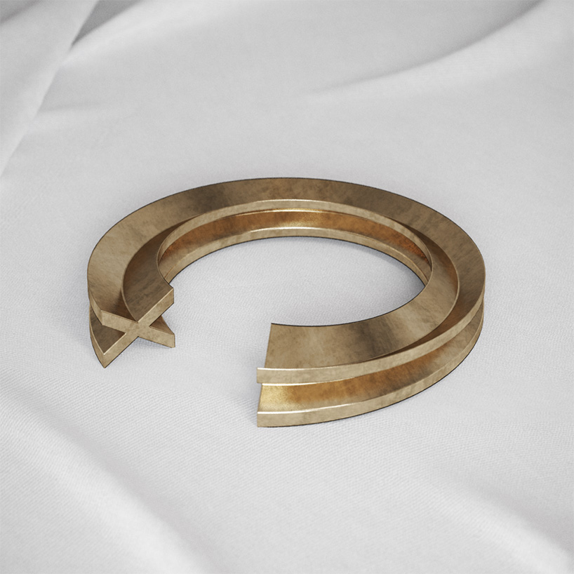 morteza karimi alphba 3D printed jewelry designboom 
