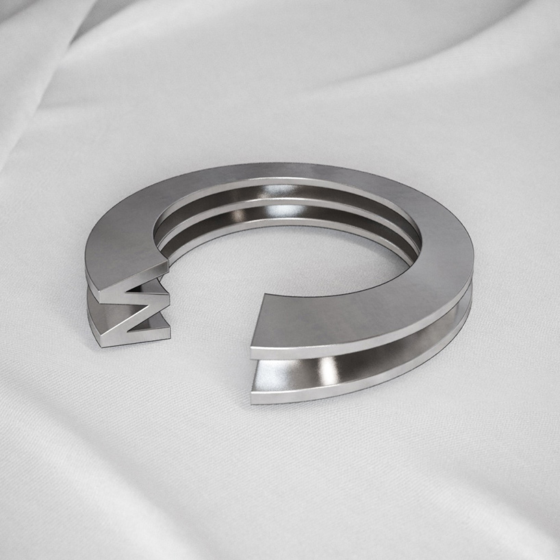 morteza karimi alphba 3D printed jewelry designboom 