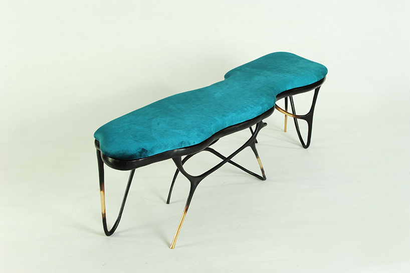 ink calligraphy furniture by apiwat chitapanya flows like chinese brushstrokes designboom