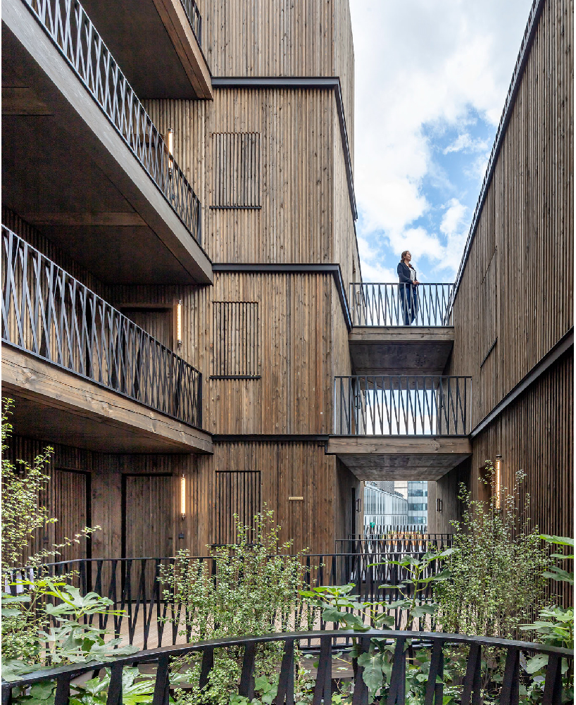 AAVP architecture Etoffes de Tolbiac housing block