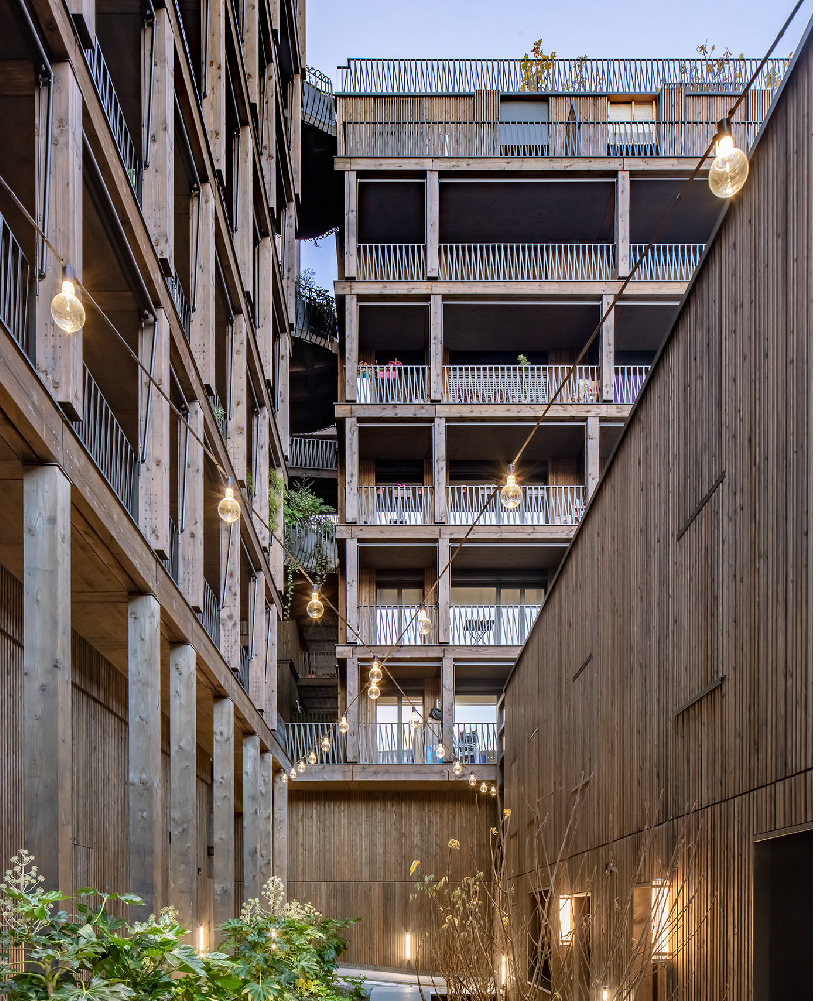 AAVP architecture Etoffes de Tolbiac housing block