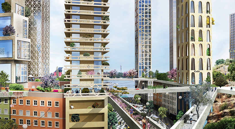 anders berensson architects' new stockholm neighborhood features 31 wooden skyscrapers