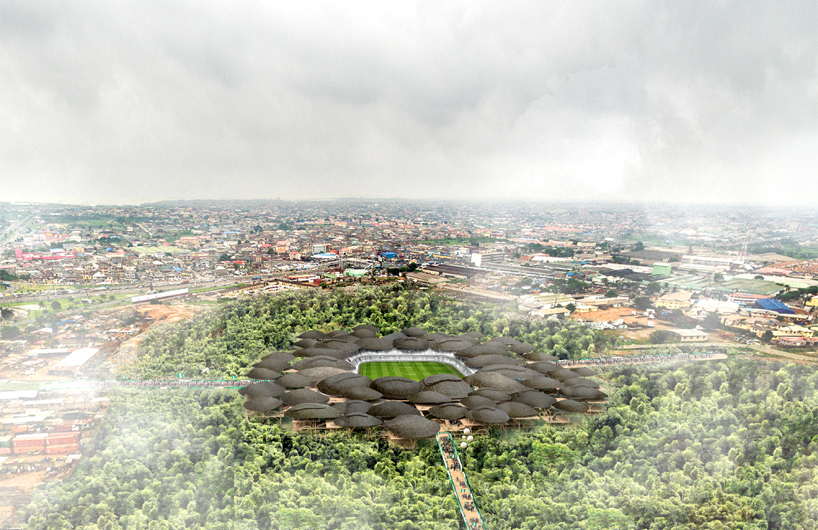 arch out loud releases waste multi-purpose stadium competition results designboom