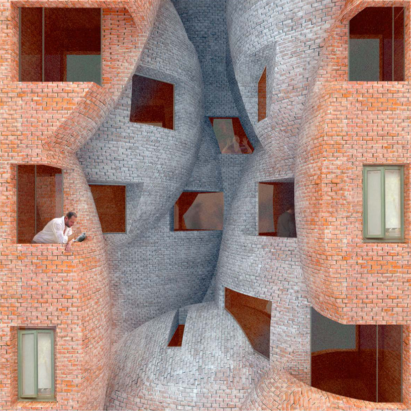 an open-air commons wins arch out loud's future housing competition designboom