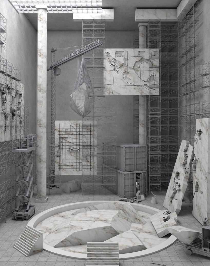 a winery in alentejo wins arch out loud's RENDER OF THE YEAR award designboom