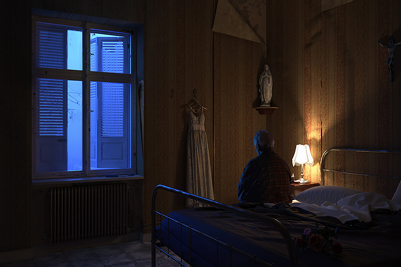 an austere church in a field takes home the 2021 render of the year 2