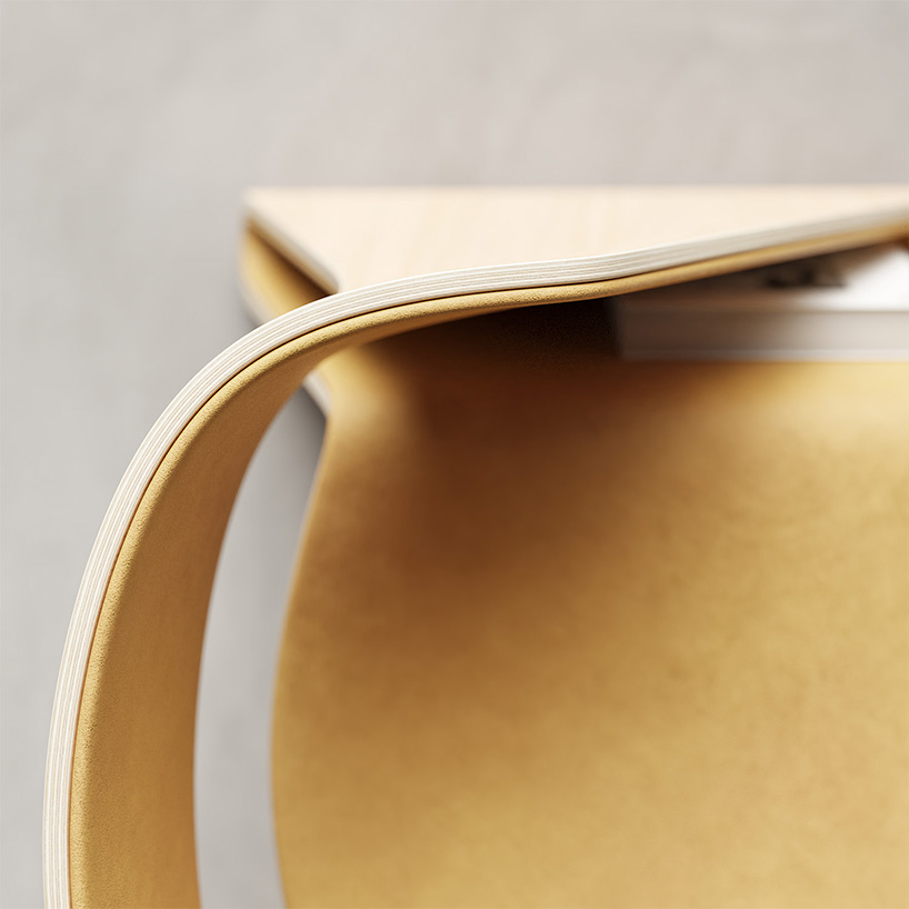 void chair has two side pockets that allows users to slide in books and magazines 6