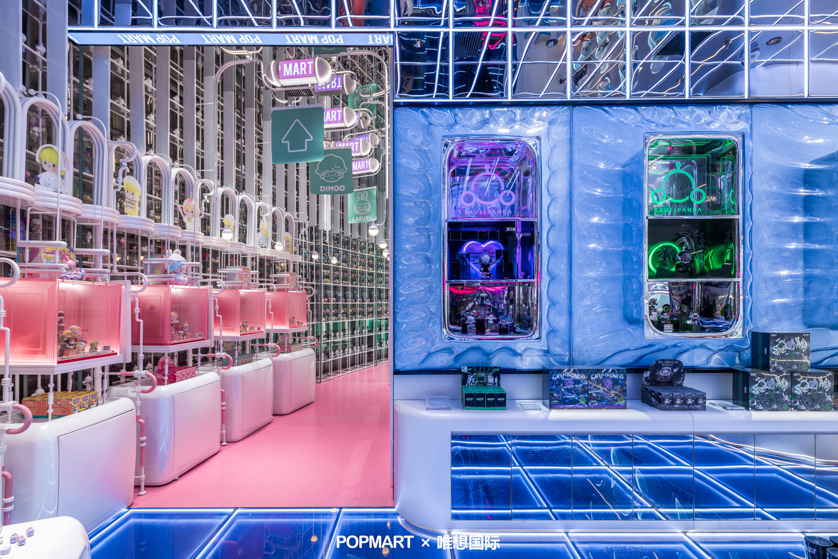 x+living crafts an immersive journey through space and time in POP MART’s shanghai store