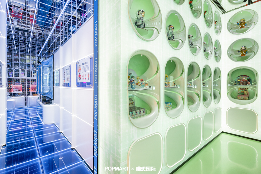 x+living crafts an immersive journey through space and time in POP MART’s shanghai store