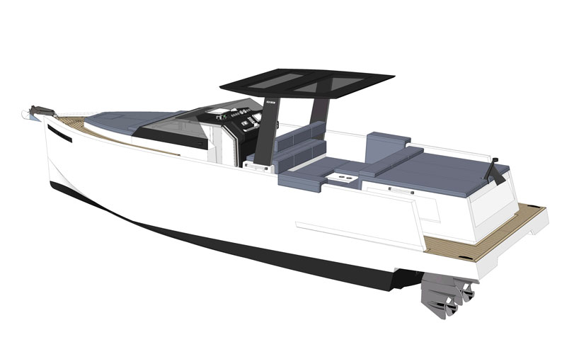 de antonio yachts' D33 vessel designed by ubica-id in barcelona - 4