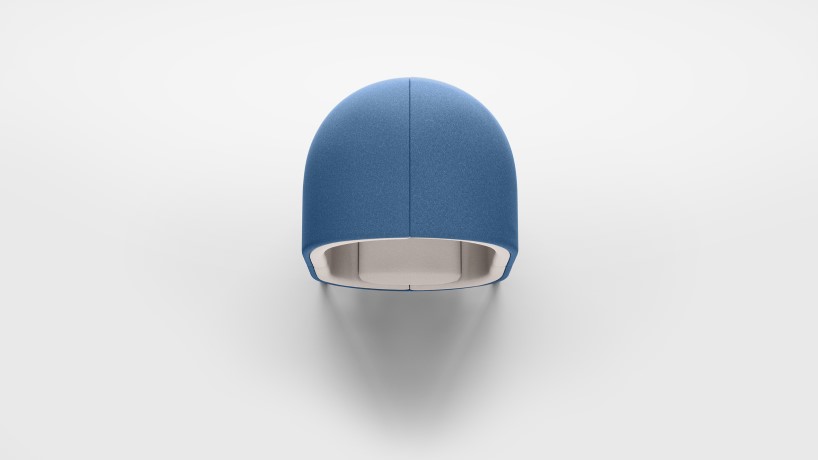 the sound-absorbing capsule chair imagines a new office reality post COVID-19 designboom