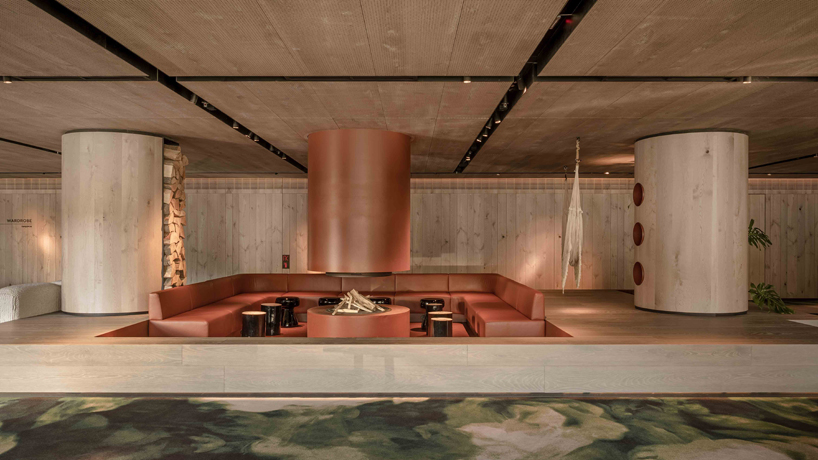 YOD group suspends sycamore tree installation to illuminate grand hotel atrium in ukraine