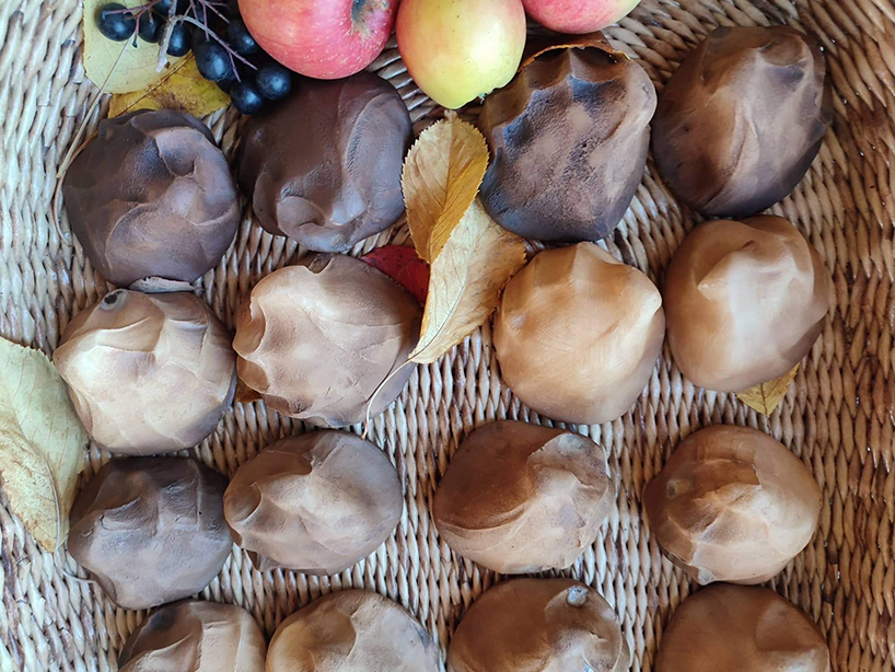 sustainable ukrainian gunyas and tableware explore notions of home, loss and war with home(land) at dutch design week