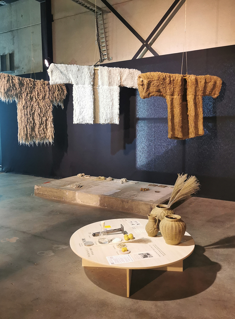 sustainable ukrainian gunyas and tableware explore notions of home, loss and war with home(land) at dutch design week