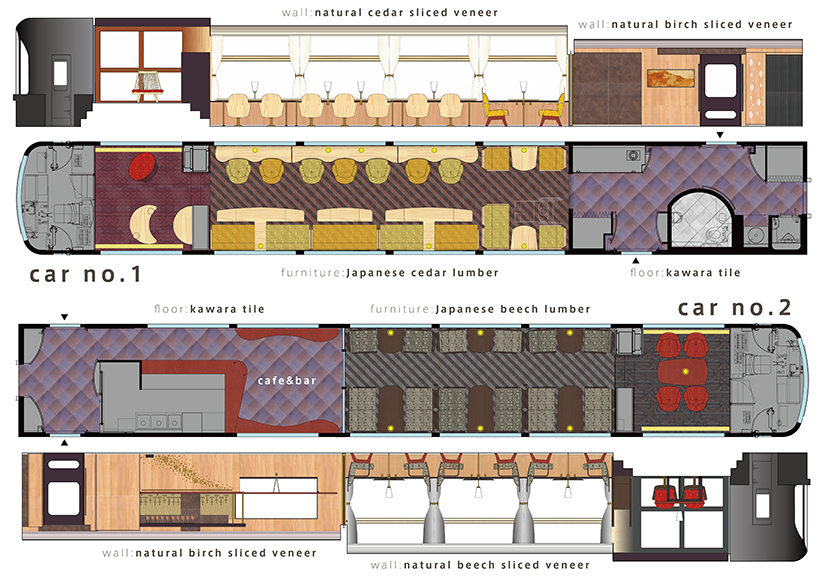 ICHIBANSEN/nextstations replaces walls with windows in japanese local sightseeing train - 10