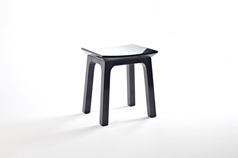 jungmo seungyeon korean lacquer project stool paperweight designboom