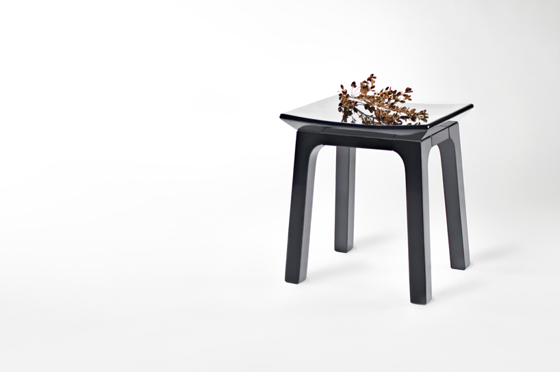 jungmo seungyeon korean lacquer project stool paperweight designboom