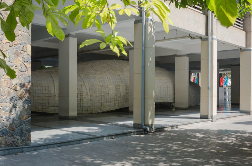a21studio paper cocoon pavilion vietnam designboom