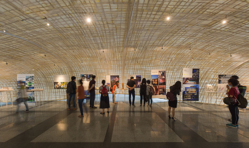 a21studio paper cocoon pavilion vietnam designboom