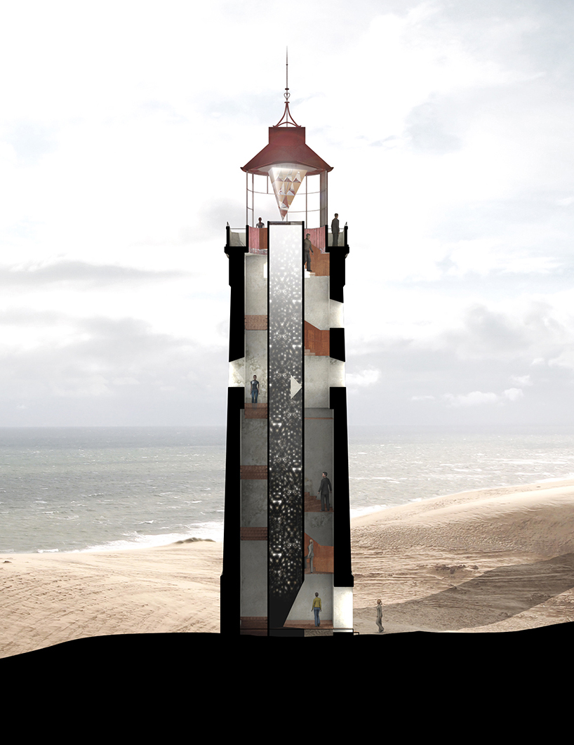 bessards studio jaja architects lighthouse kaleidoscope rubjerg knude denmark designboom